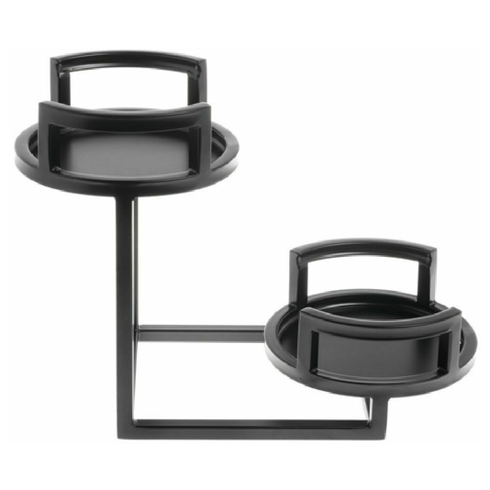 Hubert 72818 - Cerve Collection Carafe Holder/Stand, 2-tier, 7" X 14-9/10" X 10-1/2"H Overall