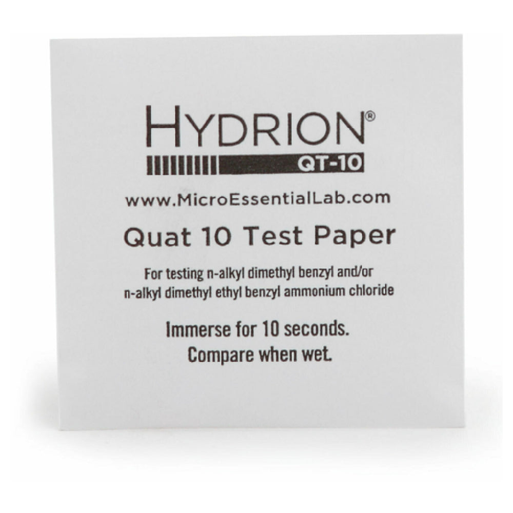 Royal SANI QT10 - Quaternary Sanitizer Test Kit, 20 Test Strips, Qt-10 Color Chart