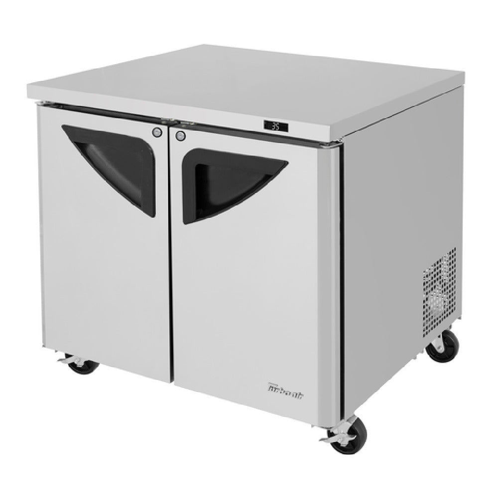 Turbo Air TUR-36SD-N6 Super Deluxe Series Undercounter Refrigerator Two-section