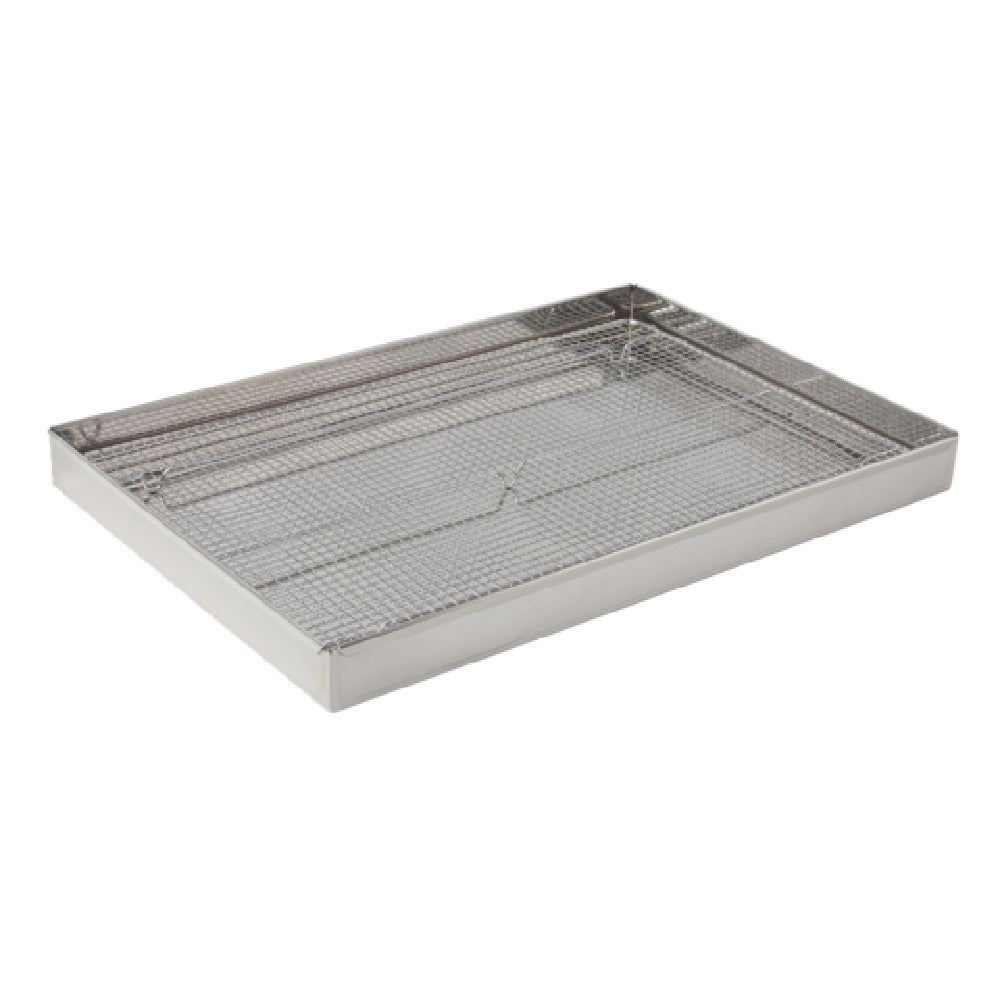 Matfer 313004 Baba Draining Box 23-3/4"L X 15-3/4"W X 2"H 1/3" X 1/3" (9 X 9mm) Narrow Mesh