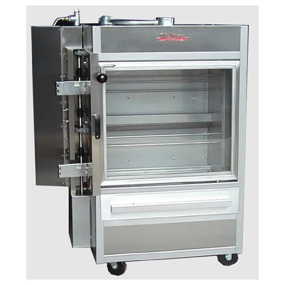 Hickory Industries, Inc. N/4G - Gas Rotisserie Oven, 4-spit, 16-20 Chicken Capacity
