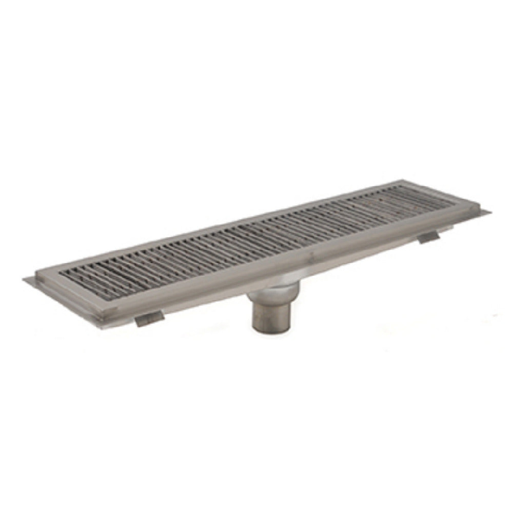 Eagle FT-24120-SG Floor Trough 120"W X 24"D Stainless Steel Subway-style Grating