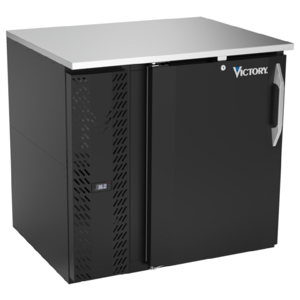 Victory VBB36HC-B - Back Bar Refrigerator, One-section, 36"W X 30-1/8"D X 34"H