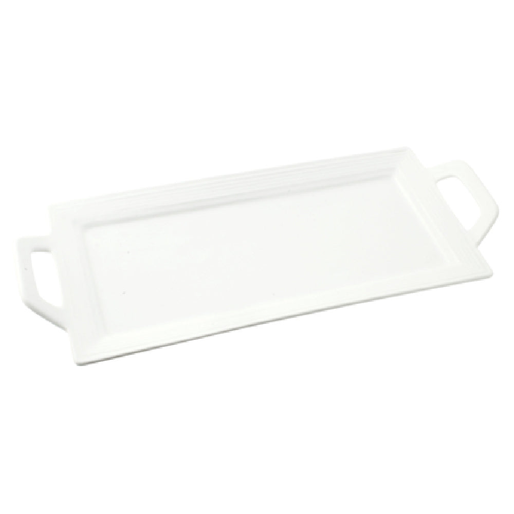 10 Strawberry St WTR-13EMBHNDLPLTR - Platter, 13" X 6", Rectangular