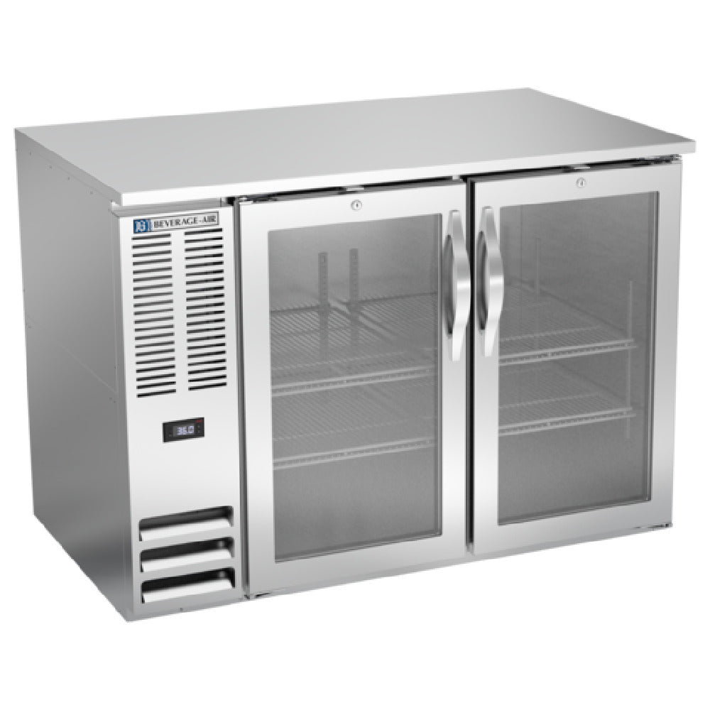 Beverage Air BB48HC-FG-S - Refrigerated Food Rated Back Bar Storage Cabinet, Two-section
