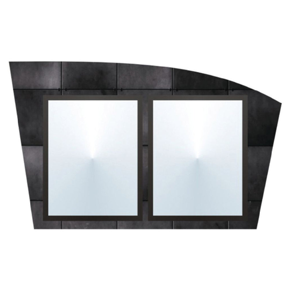 Hubert 18530 - Menu Board, 2-pocket, Wall-mount