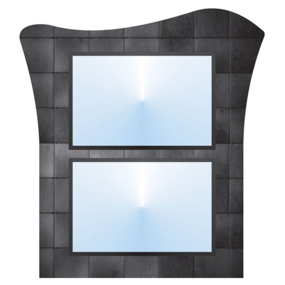 Hubert 16222 - Menu Board, 2-pocket, Wall-mount
