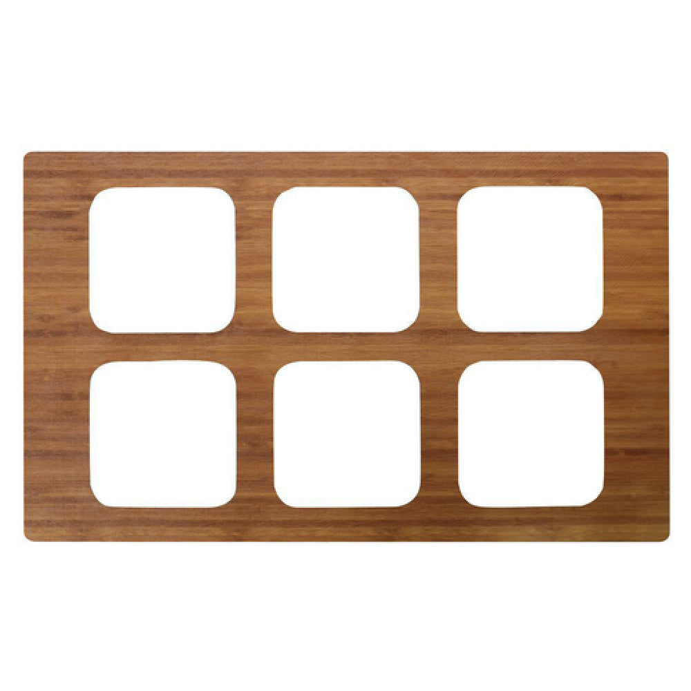Hubert 33138 - Cold Tile, For 1/6-size Contemporary Pans, 6-compartment