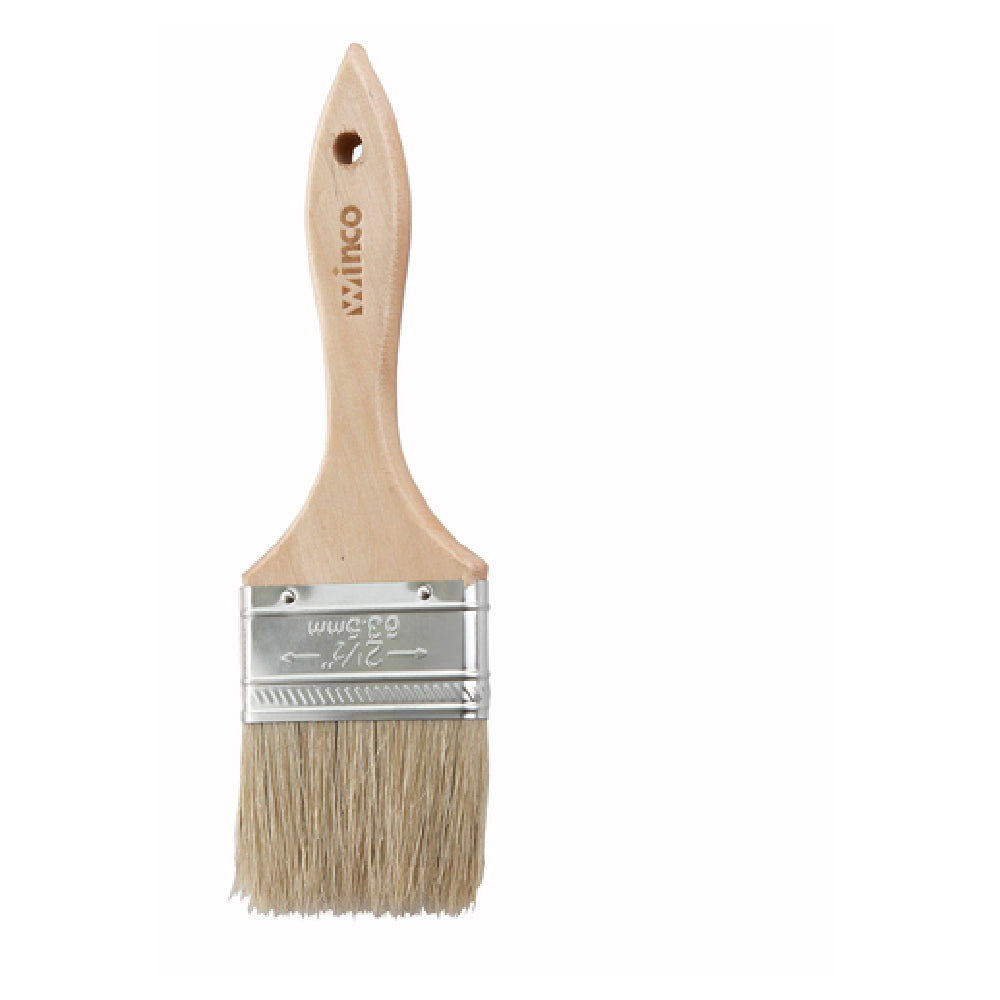 Winco WBR-25 Pastry Brush 2-1/2" Wide Flat