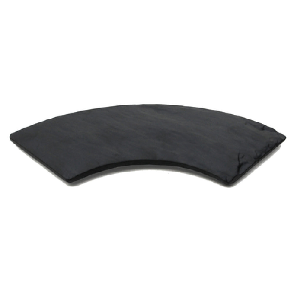Elite Global Solutions M514QR-B Melamine Meta Riser 14" X 5" X 5/8" H Quarter Circle