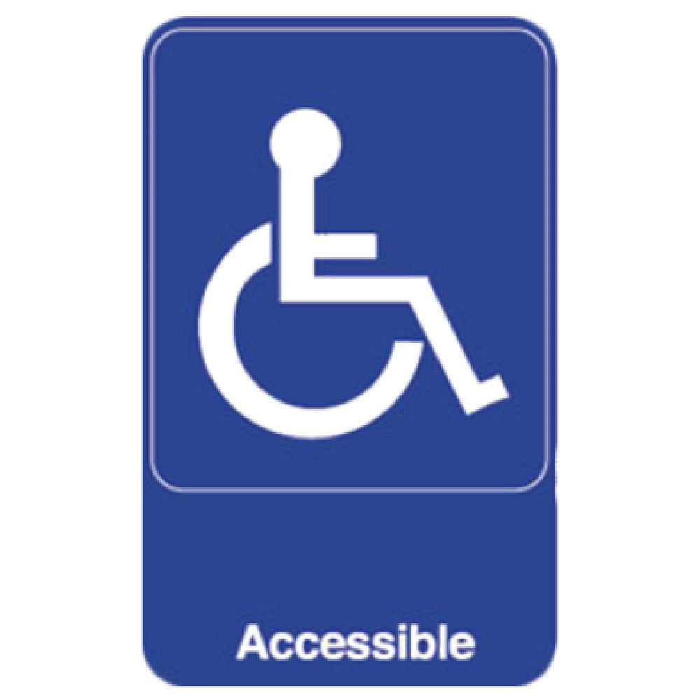 Royal ROY 695644 - Sign, 6" X 9", "Accessible"