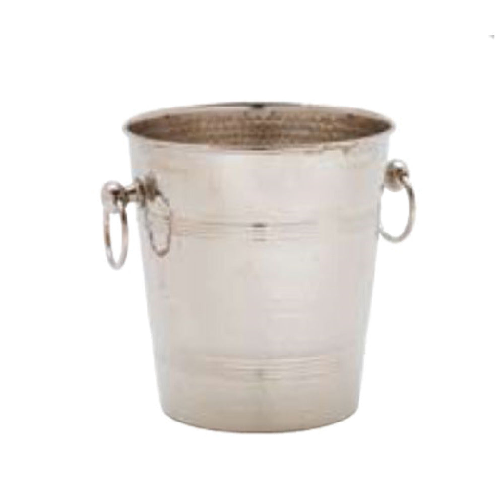 Alegacy Foodservice Products 79501 Wine Bucket 7-1/2" Dia. X 8-1/2"H Stainless Steel With Hammered Finish