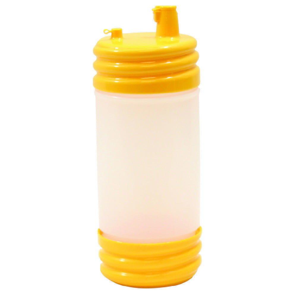 Tablecraft N32LPY PourMaster® Bottle Low Profile Top Yellow