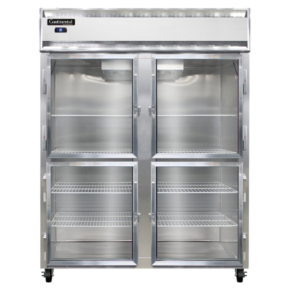 Continental Refrigerator 2RESNSAGDHD Extra-Wide Refrigerator Reach-in 57"W