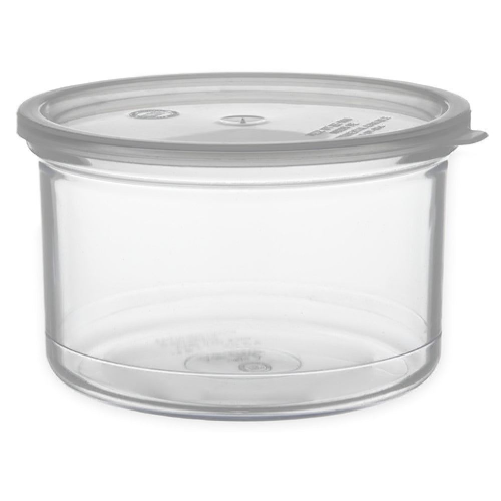 Carlisle 031607 Carlisle Classic Crock 1.5 Qt. Snap-on Polypropylene Lid