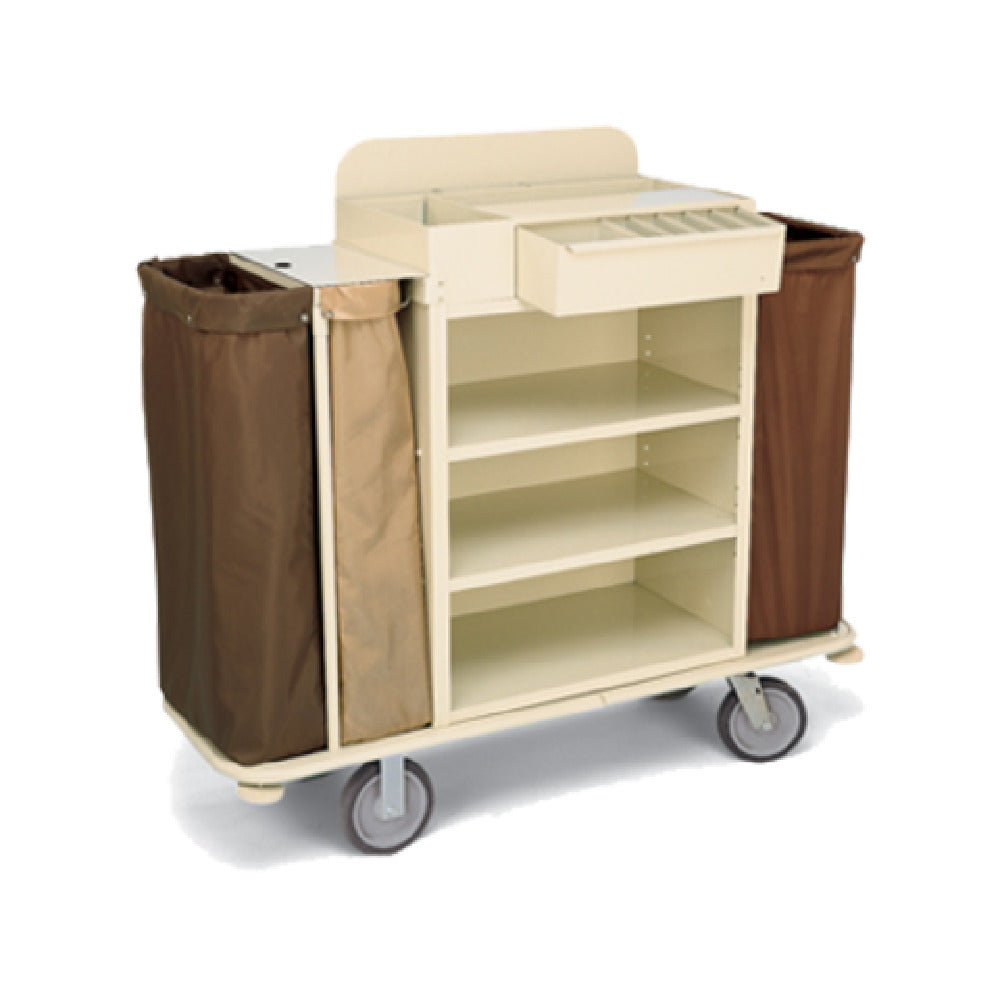 Forbes Industries 2157 Guest Room Attendant Cart 30"W X 18"D X 36"H (3) Bag Style