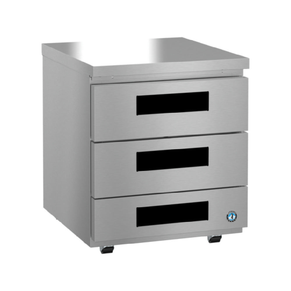 Hoshizaki UR27B-LPD3 - Undercounter Refrigerator Low Profile, With Drawers, Reach-in