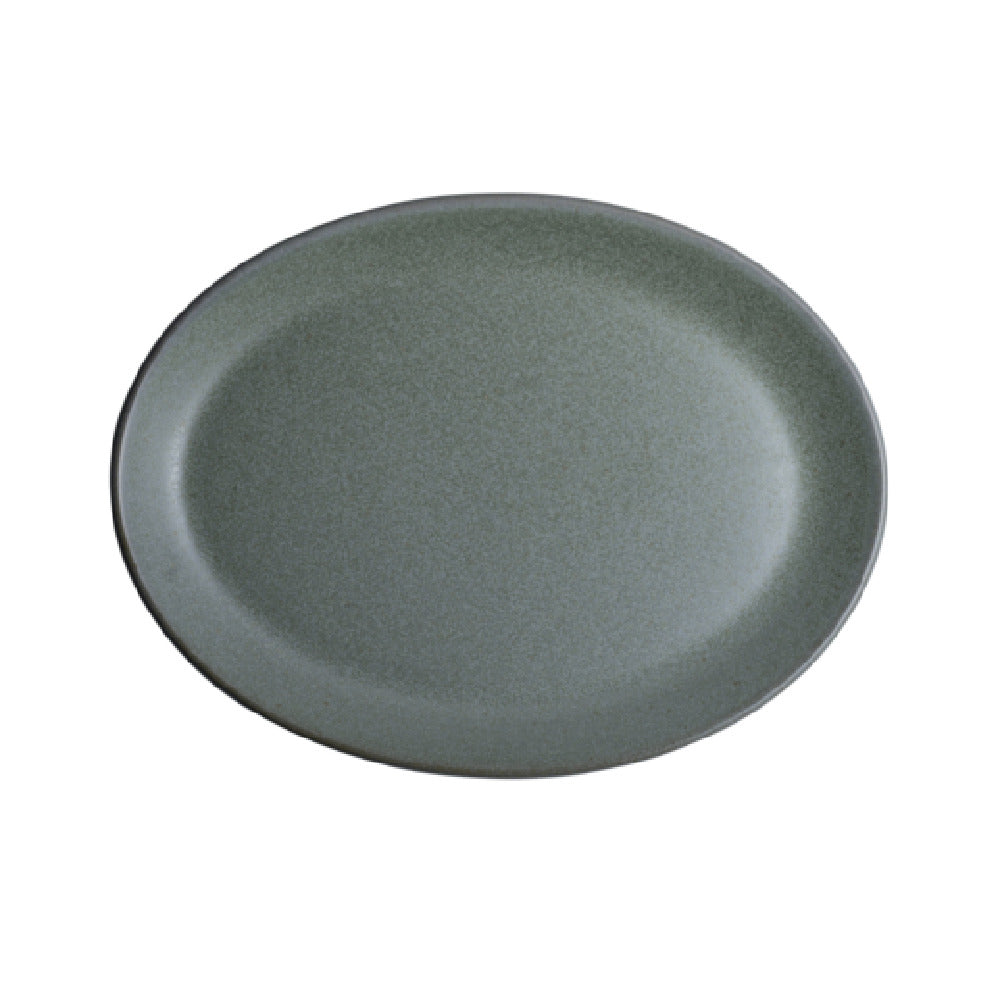 Steelite 6218RT024 Oval Plate 8.0" X 6.0" X 0.75" Carnaby