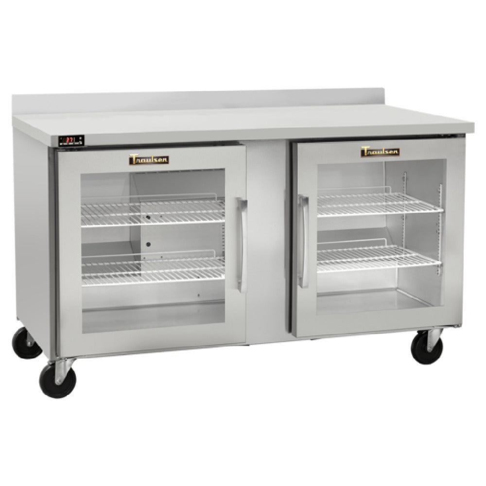Traulsen CLUC-60R-GD-WTLL - Dealer's Choice CLUC Series Compact Undercounter Refrigerator With Work Top