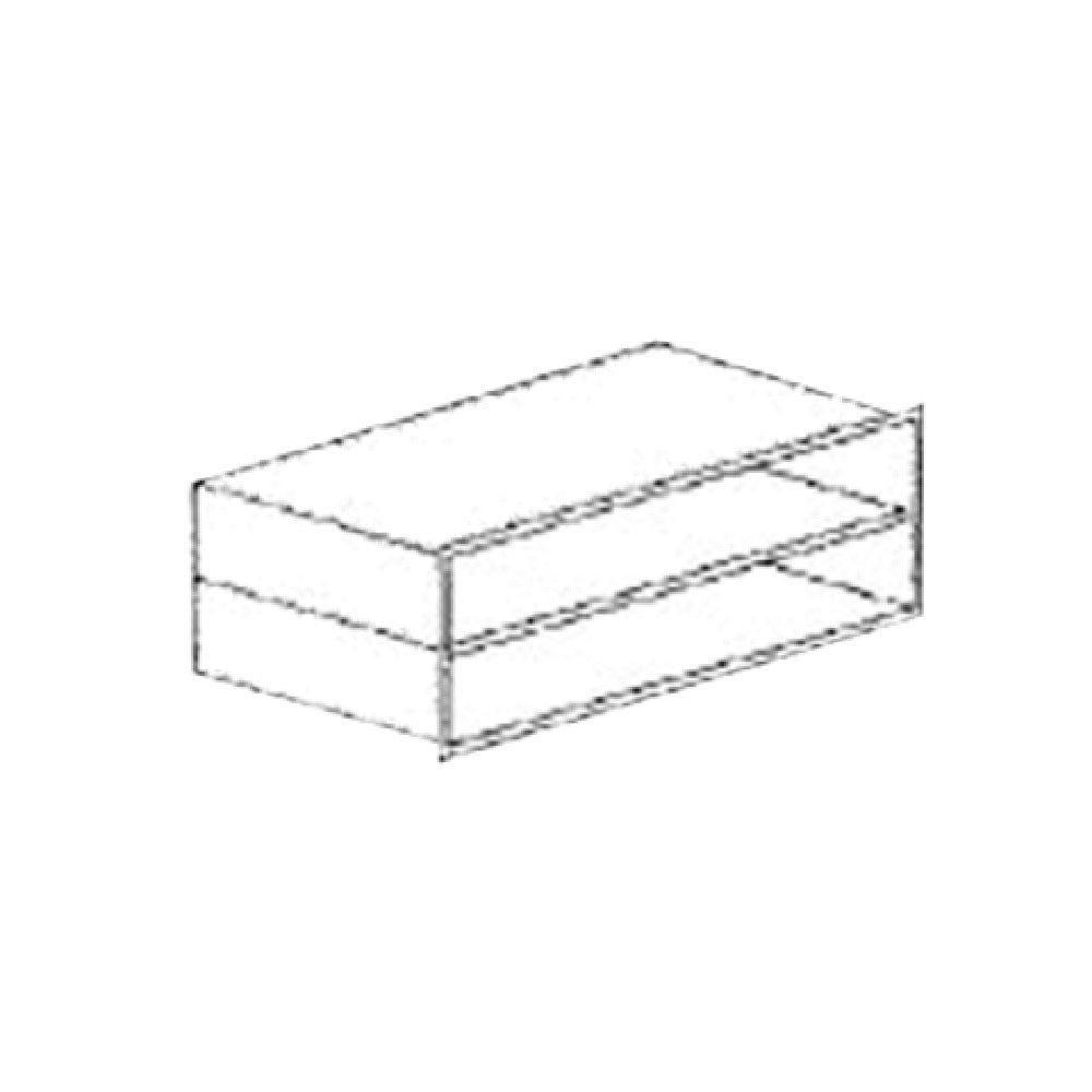 Piper Products ROU-50 - Open Understorage With Shelf, For 50" Unit, (3) Openings