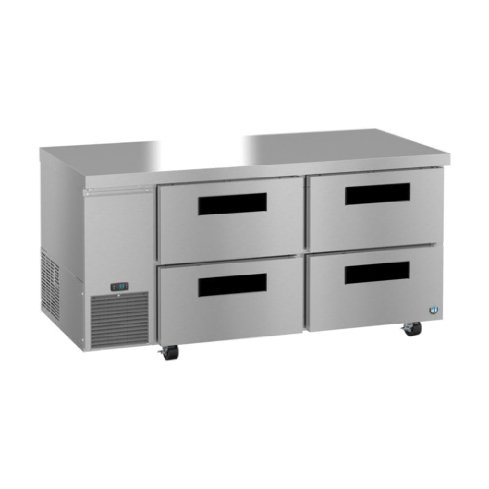Hoshizaki ULR67B-D4 - Steelheart Series Undercounter Refrigerator, Reach-in, Two-section
