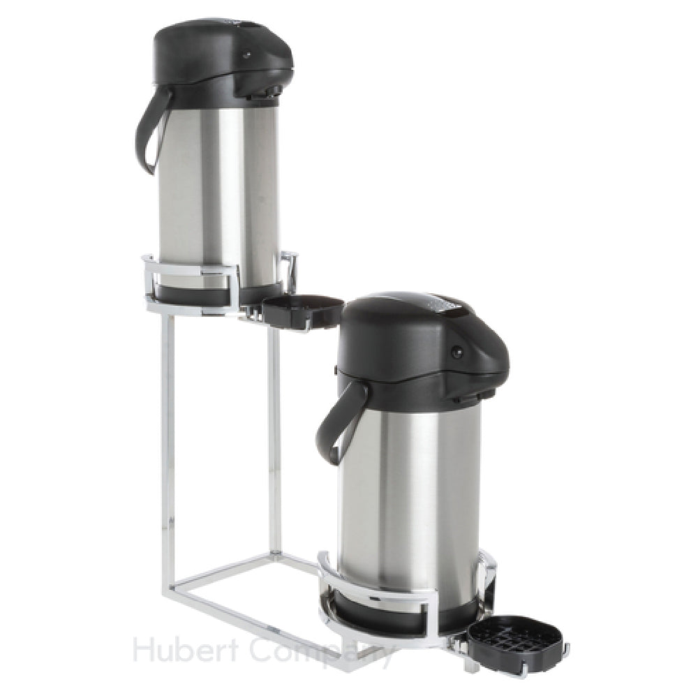 Hubert 27860 - Cerve Collection Airpot Holder, 2-tier, 7-13/16"L X 23-3/8"W X 16-3/10"H