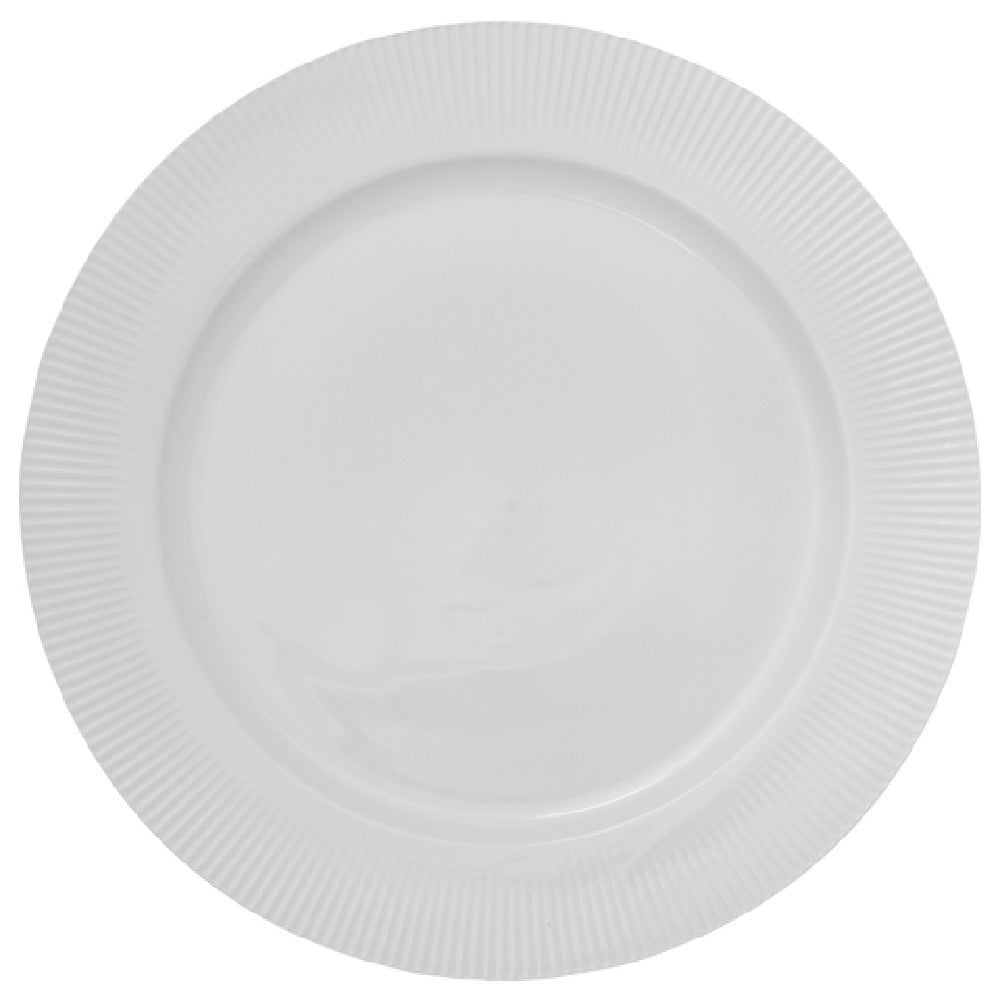 International Tableware SB-16 Plate 10-1/2"D Regular Patterned Rim