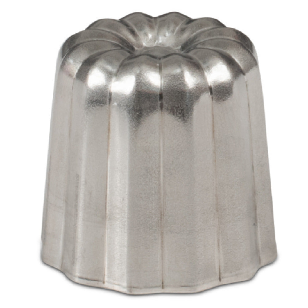 JB Prince MA151 Cannele Mold 4"W X 3"D X 1"H Stainless Steel