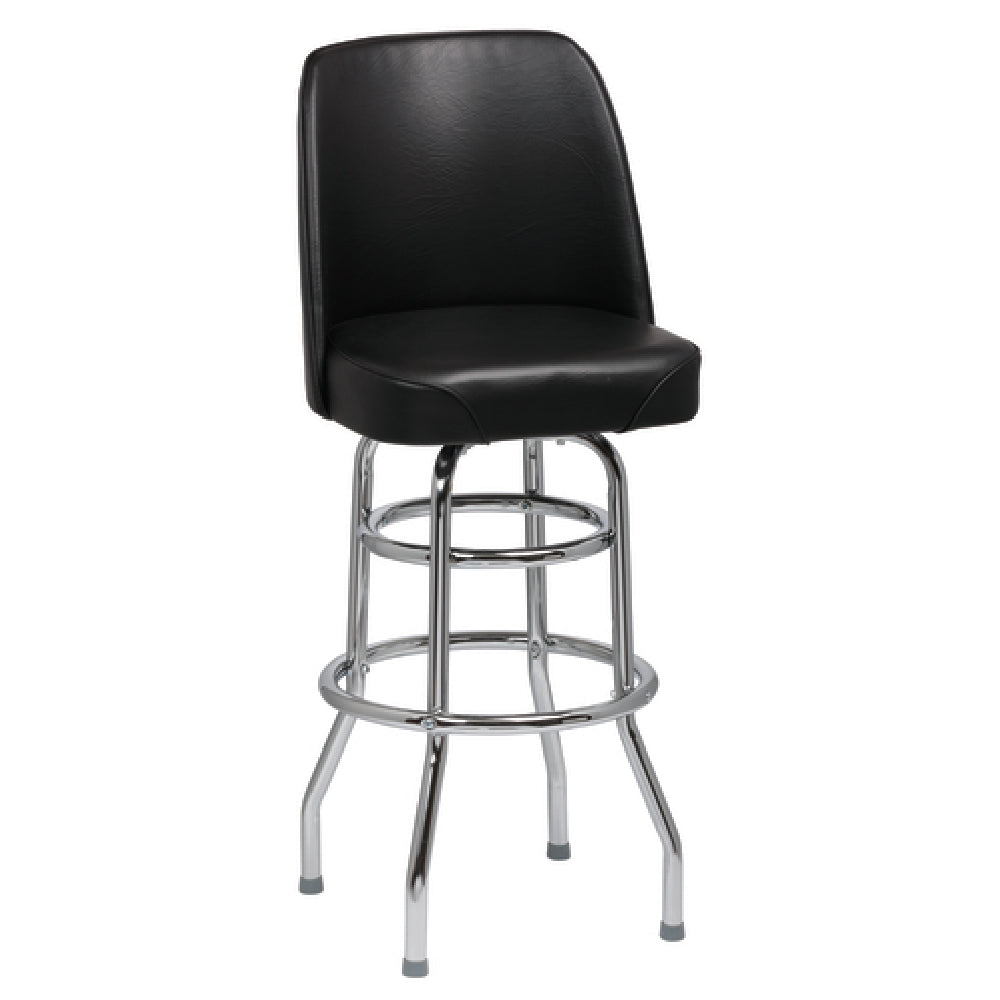 Royal ROY 7722 B - Bucket Bar Stool, High Back, Heavy Foam Padded Waterfall Seat