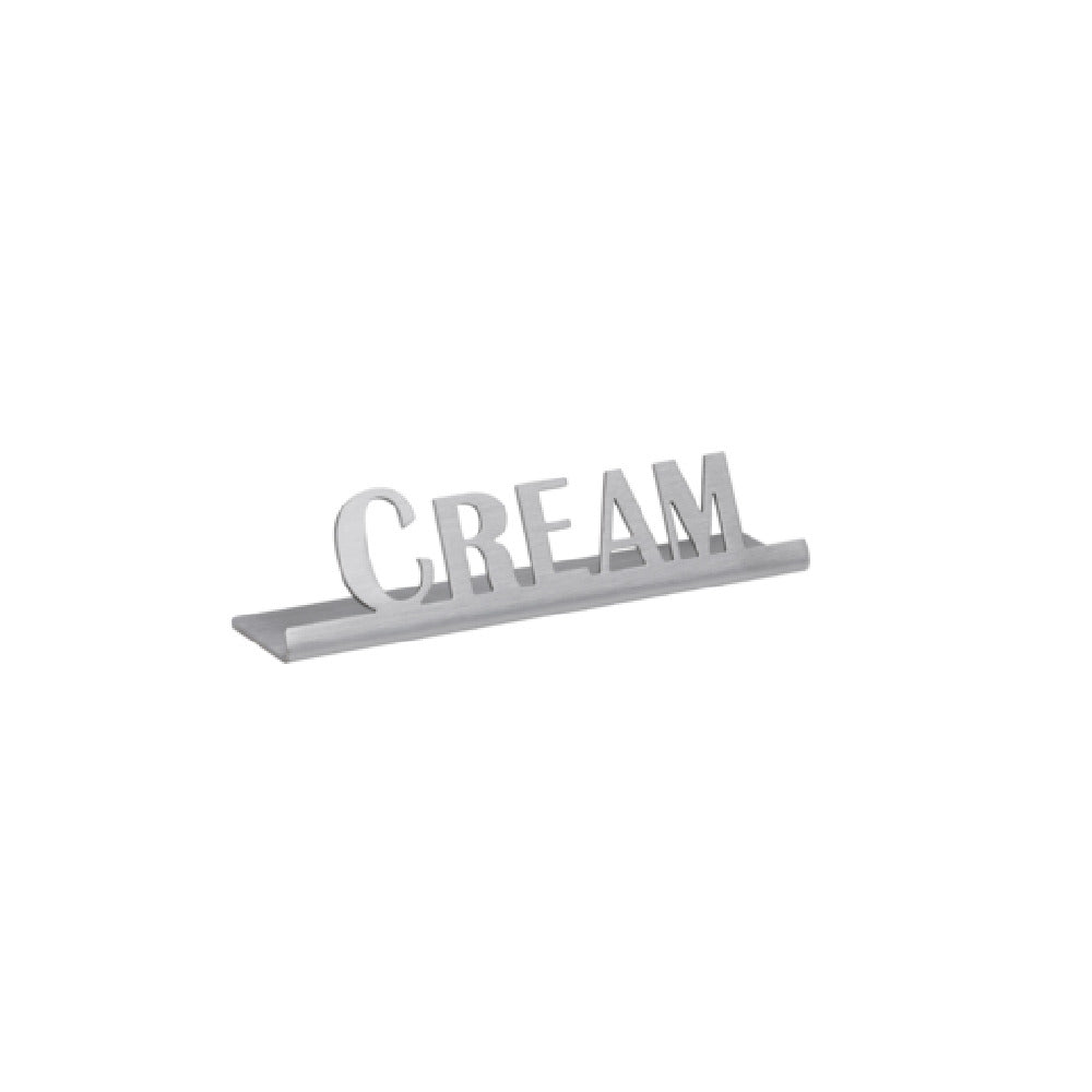 Service Ideas 1C-ST-CREAM-SIGN Table Sign "Cream" 1"H X 4"W