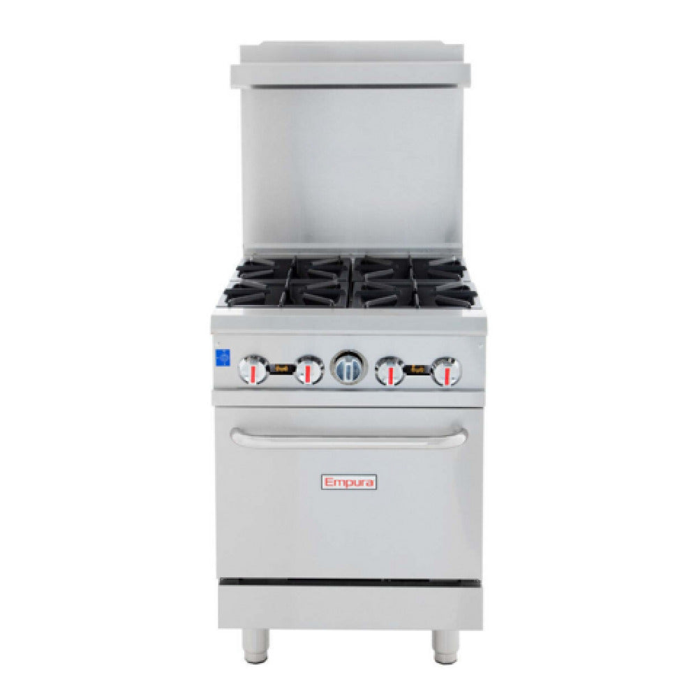 Empura EGR-24_LP - Single Base Gas Range, Liquid Propane, 24"W X 32-5/8"D X 60-1/8"H