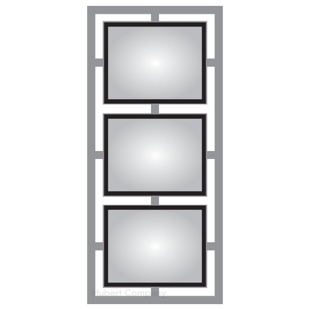 Hubert 17330 - Menu Board, Wall-mount, (3) 8-1/2" X 11" Pockets