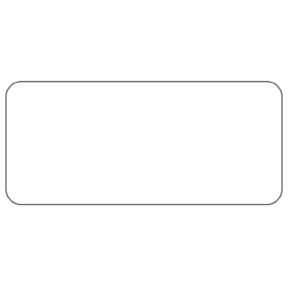 Hubert 20306 - Merchandising Tag, 4" X 2"H, Rectangular