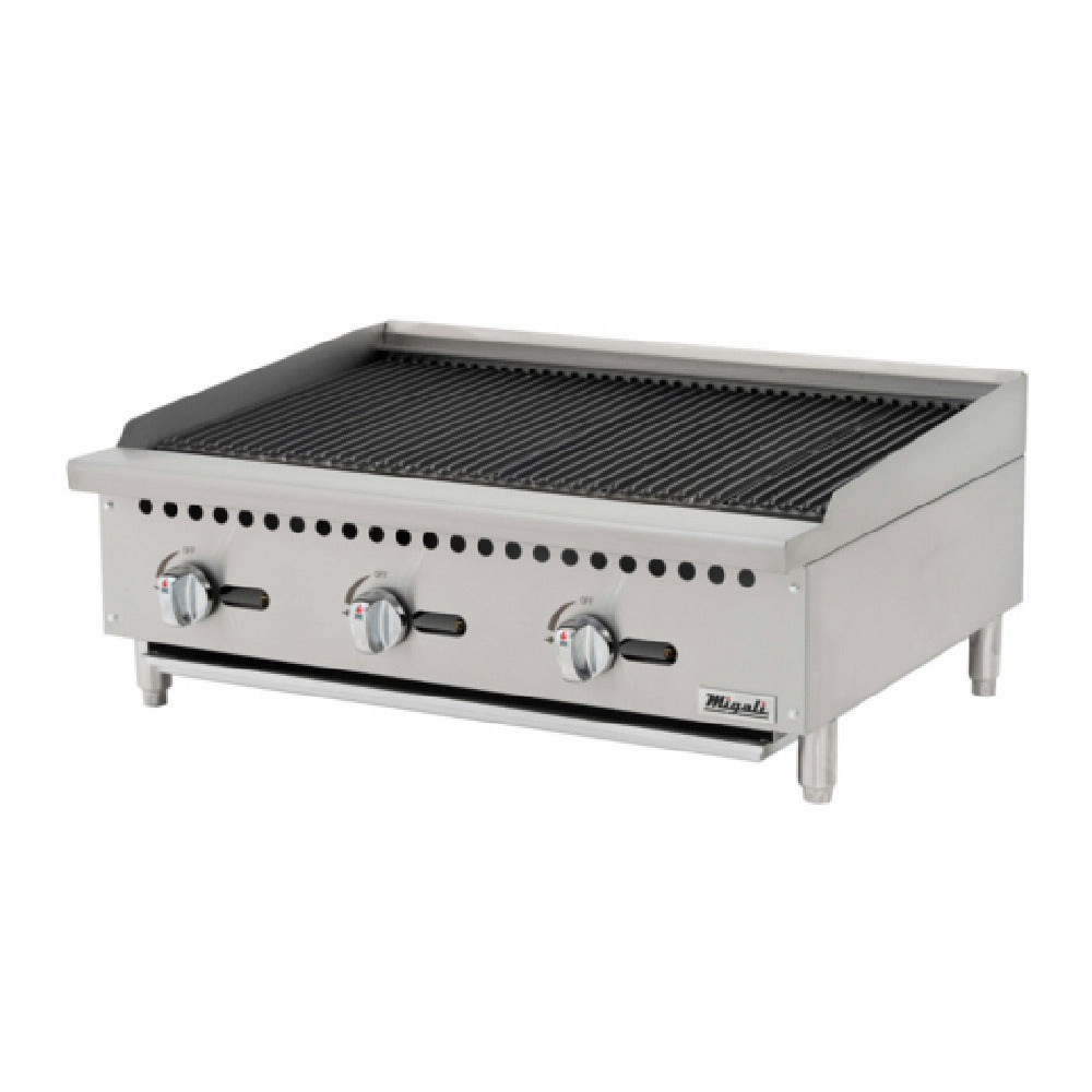 Migali Industries C-RB36 Competitor Series® Charbroiler Countertop Natural Gas
