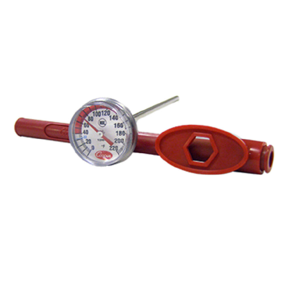 Cooper Atkins 1246-02-2 Pocket Test Thermometer Dial Type With 5" Stem 1" Diameter Dial