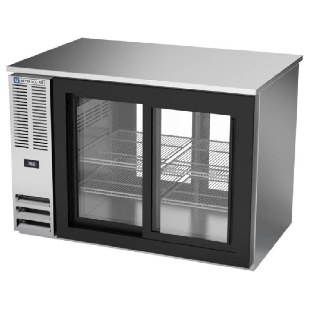 Beverage Air BB48HC-F-GS-PT-S - Refrigerated Pass-Thru Back Bar Food Rated Refrigerator