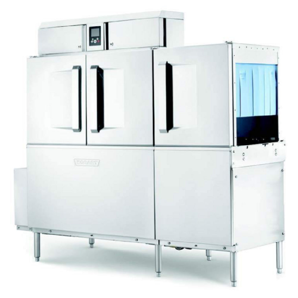 Hobart CL66-DWR+BUILDUP - Conveyor Dishwasher, Single Tank With Power Scrapper, Drain Water Energy Recovery With Factory-installed Drain Water Tempering Kit