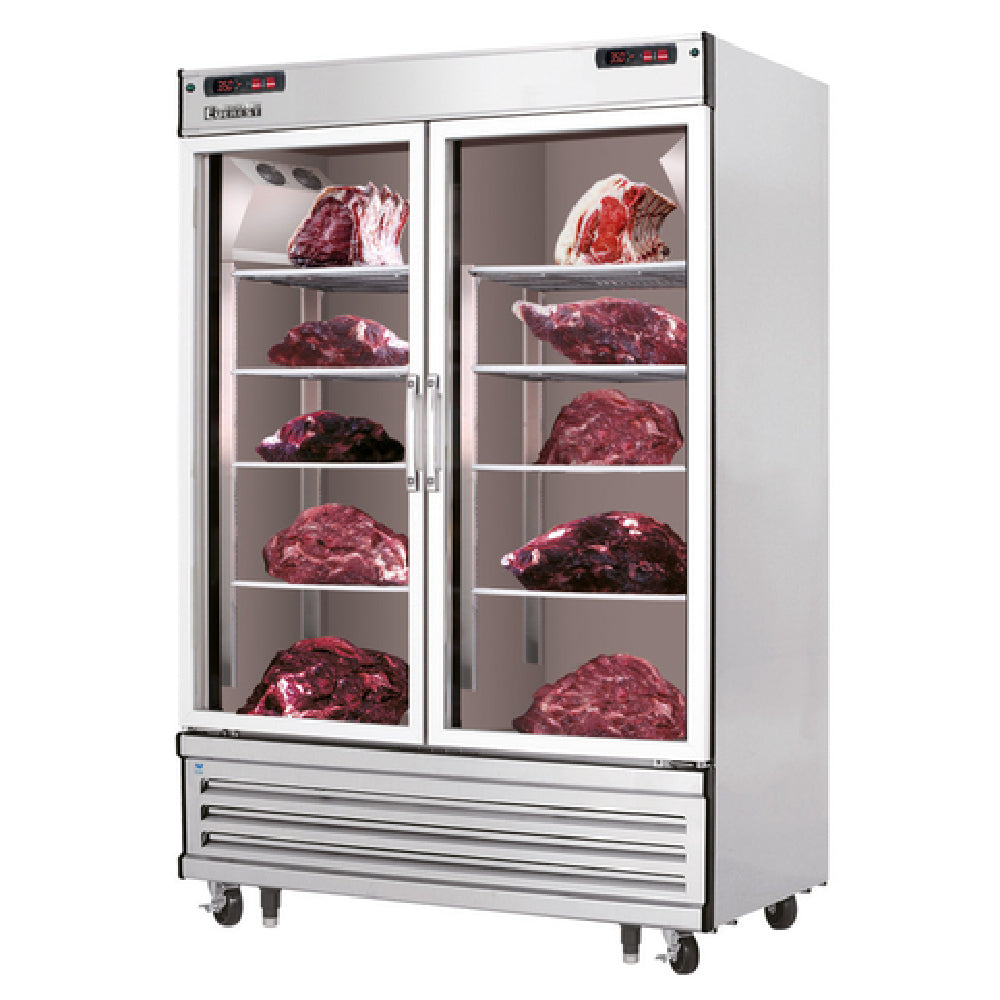 Everest Refrigeration EDA2 Dry Aging & Thawing Cabinet Two-section 54-1/8"W