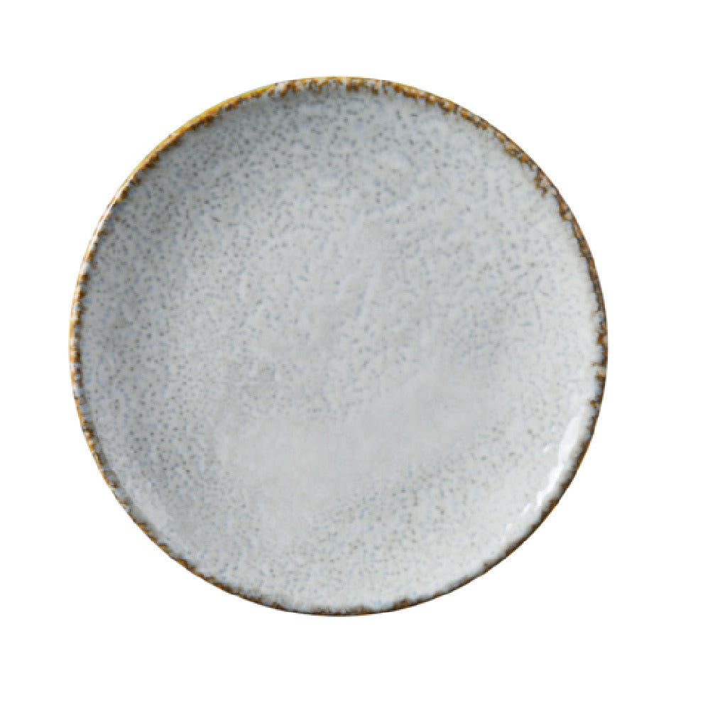 Yanco IB-706 - Iris Blue Plate, 6 1/4" X 3/4", Coupe
