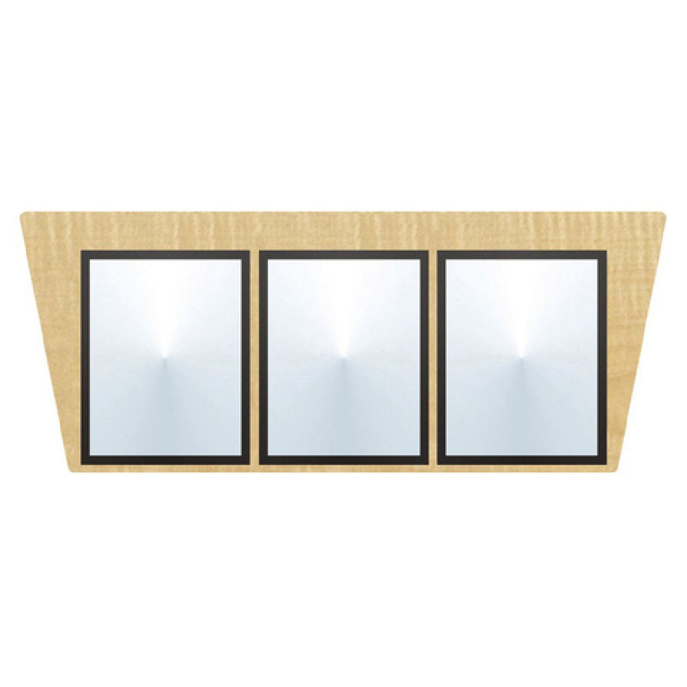 Hubert 15298 - Menu Board, 3-pocket, Wall-mount