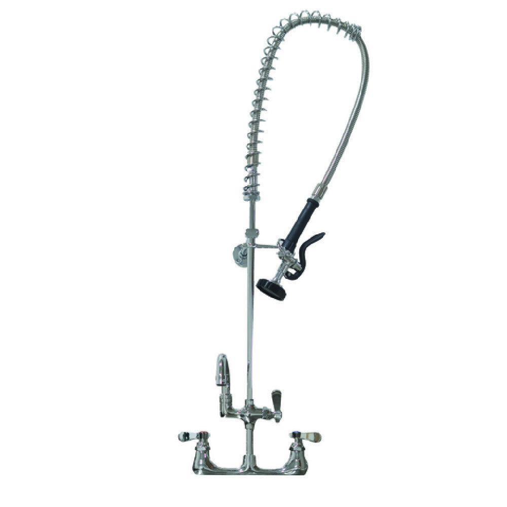 Hubert 158423 - Kratos Pre-Rinse Faucet With 8" Centers & 16" Add-On Faucet, Wall-mount