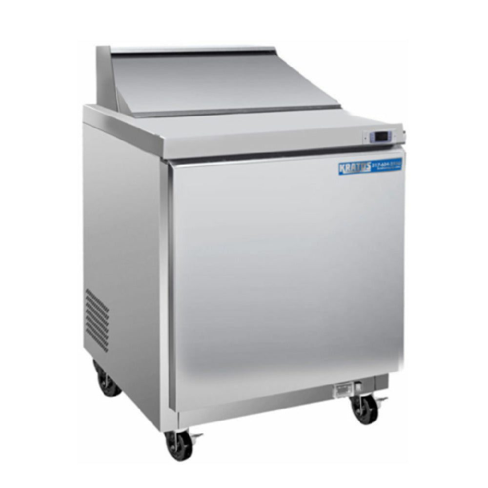 Hubert 69K-769 - Kratos® Sandwich/Salad Prep Table, 29"W X 30.32"D X 45.44"H, 8 Pan Capacity