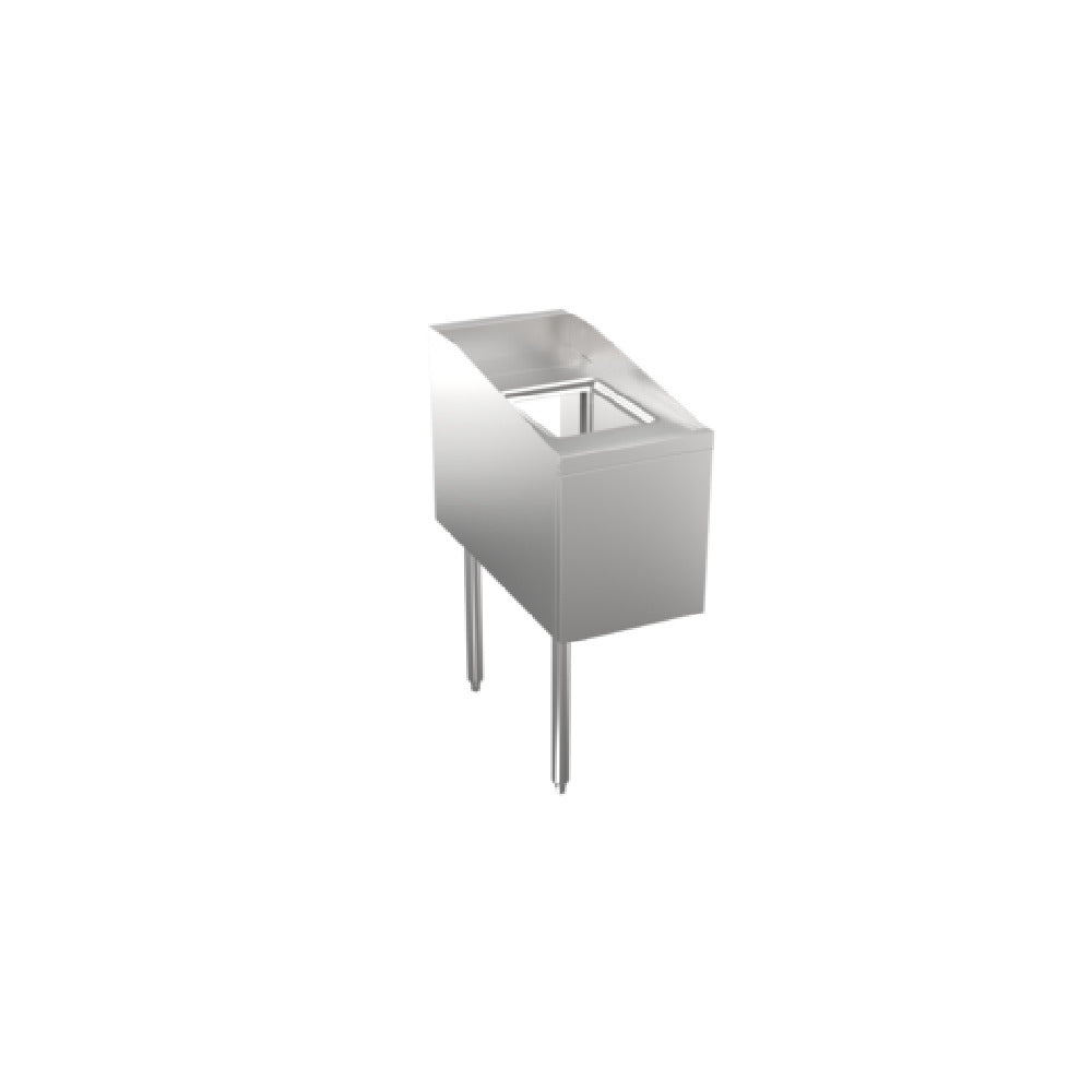 Krowne KRS-T14L - Stadium Series Underbar Trash Station, 14"W X 24"D (to Match Speedrail)
