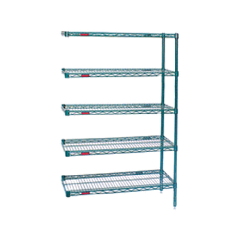 Eagle A5-74-2124VG Add-On Shelving Unit 5-tier 24"W X 21"D X 74"H
