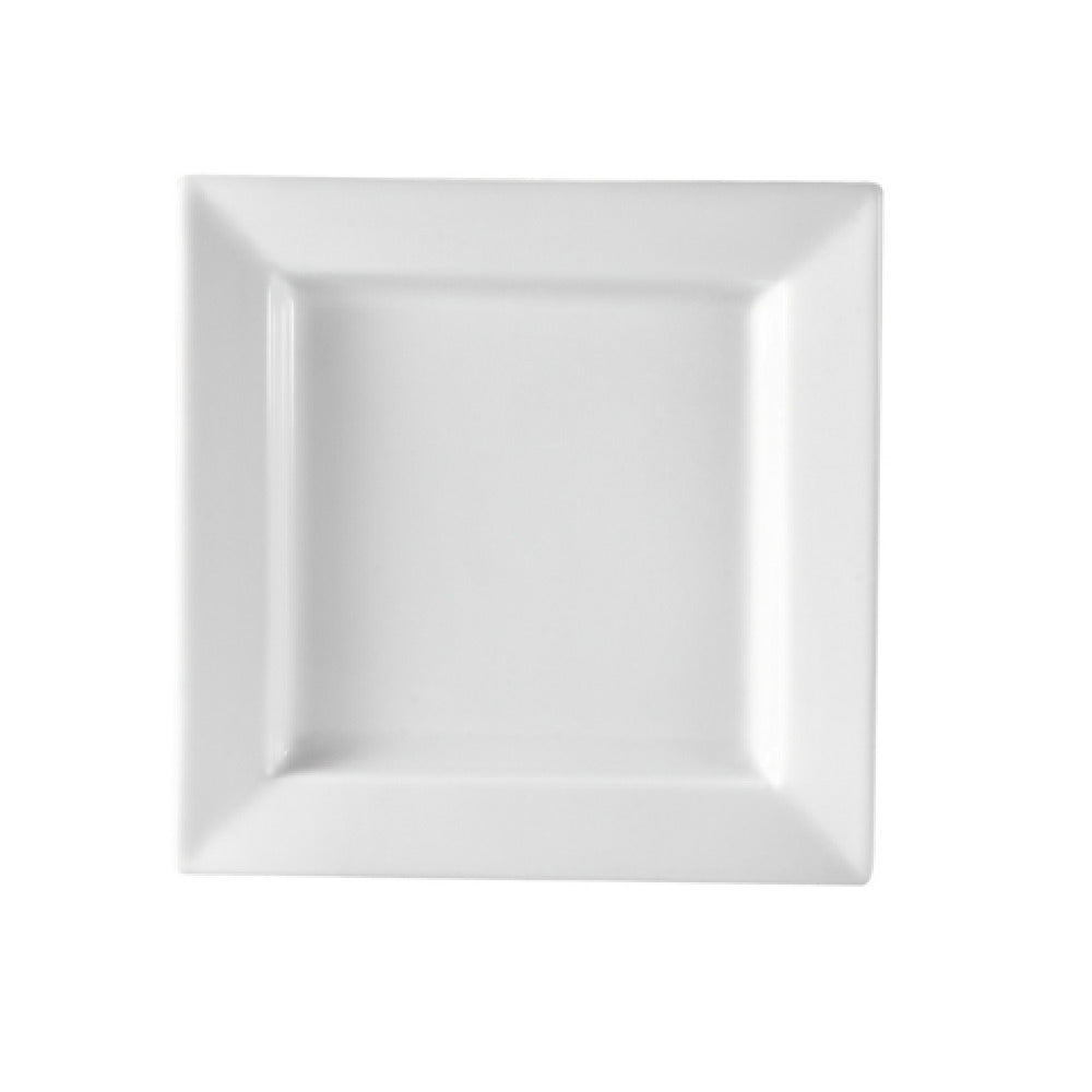 CAC China PNS-20 Princesquare Plate 11"L X 11"W X 1-1/8"H Square