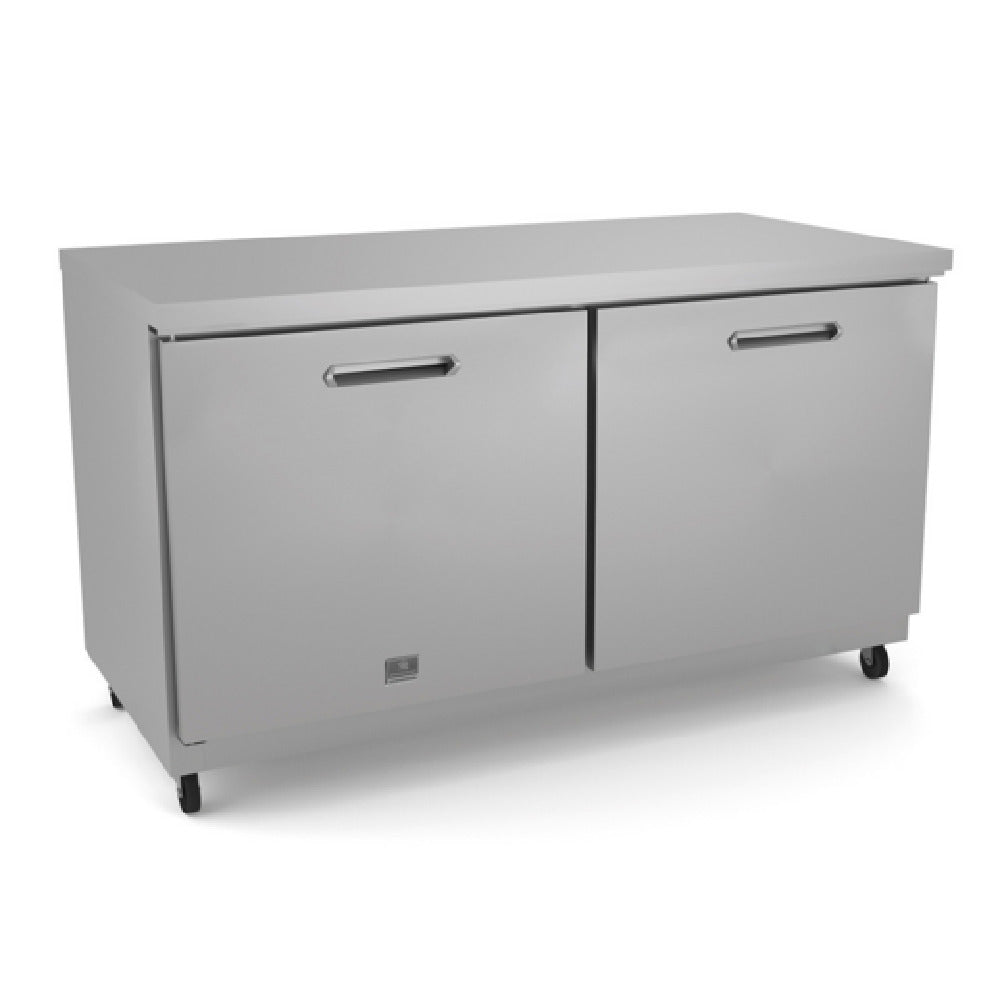 Kelvinator KCHUC60R-32 (738333) 2-solid Hinged Door Undercounter Refrigerator