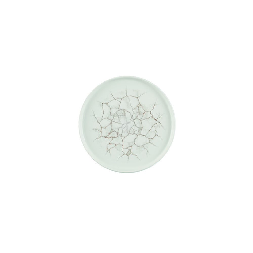 Churchill China KTAGWP261 Walled Plate 10-2/8" Dia. Kintsugi Grey