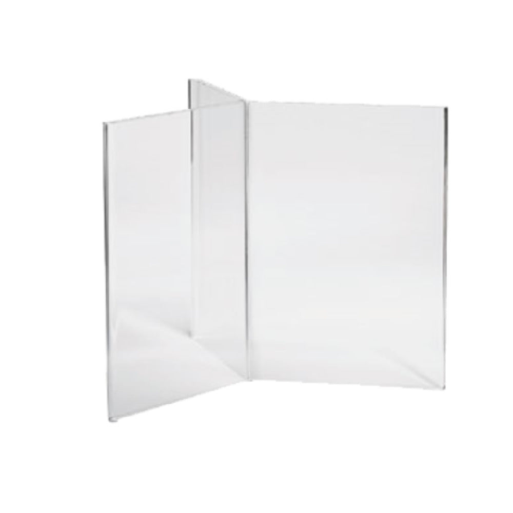 TableCraft Products 40606 - Menu Holder, 7-1/4" X 7-1/4" X 6", Six-sided