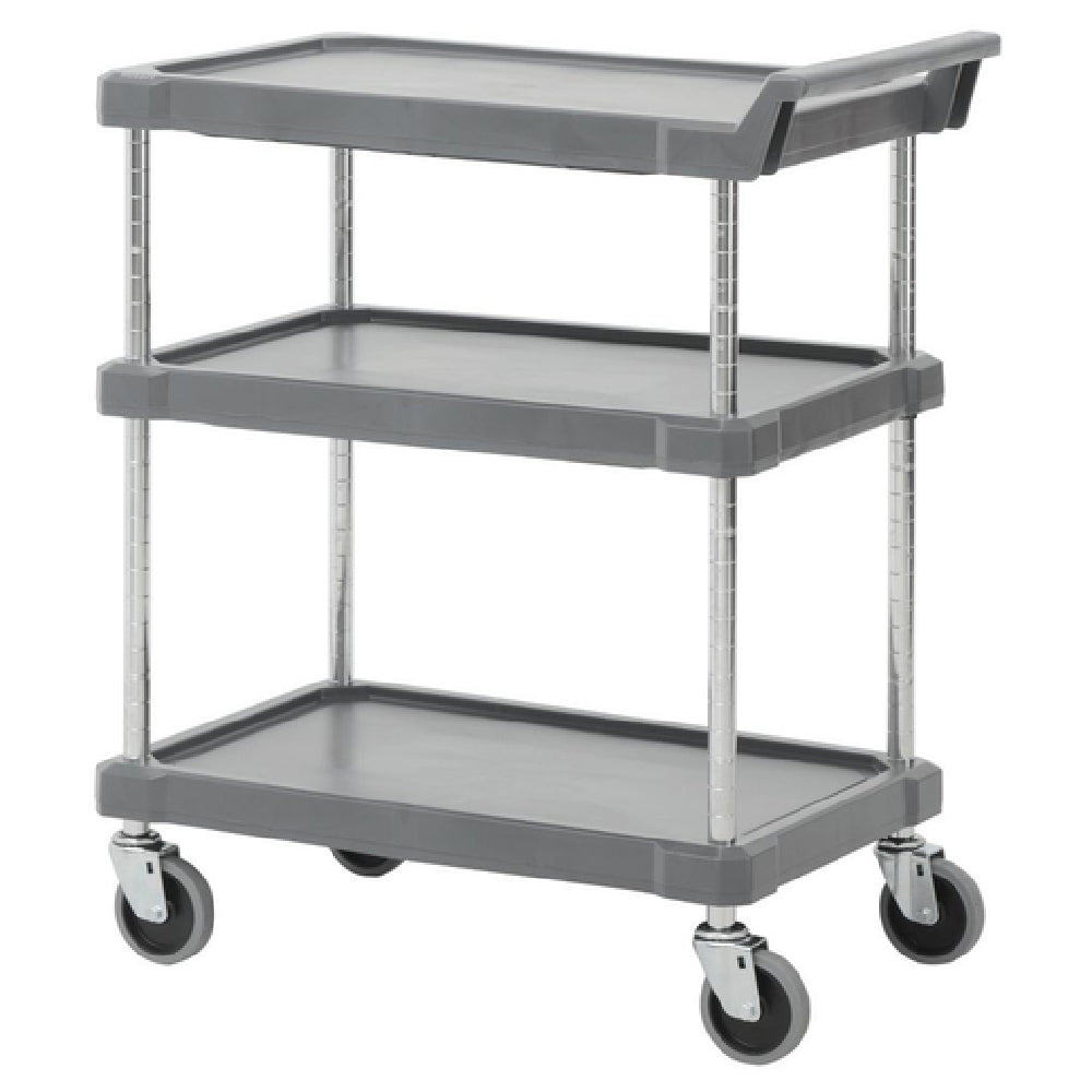 Hubert 25049 - Utility Cart, 3-shelf, 29-1/4" X 17" X 35-1/4"H