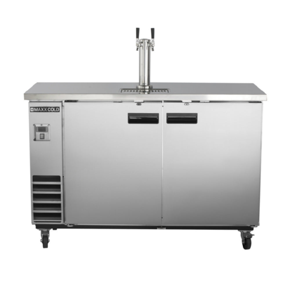 Maxximum MXBD60-1SHC Maxx Cold X-Series Keg Cooler With Single Tower Two-section